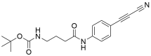 tert-butyl 3-(4-(2-cyanoethynyl)phenylcarbamoyl)propylcarbamate