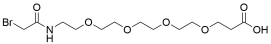 Bromoacetamido-PEG4-acid