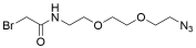 Bromoacetamido-PEG2-azide