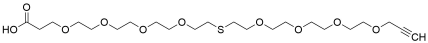 Propargyl-PEG4-S-PEG4-acid