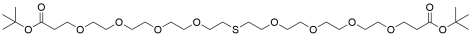 t-Butoxycarbonyl-PEG4-S-PEG4-t-butyl ester
