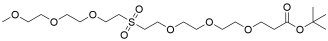 m-PEG3-Sulfone-PEG3-t-butyl ester