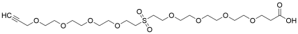 Propargyl-PEG4-Sulfone-PEG4-acid
