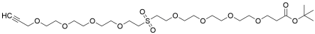 Propargyl-PEG4-Sulfone-PEG4-t-butyl ester