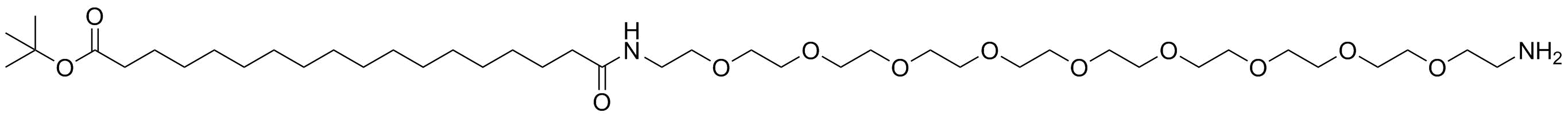 17-(Amino-PEG9-ethylcarbamoyl)heptadecanoic t-butyl ester