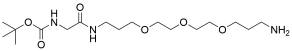 Boc-Gly-amido-(CH2)3-PEG3-(CH2)3-amine