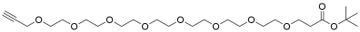 Propargyl-PEG8-t-butyl ester