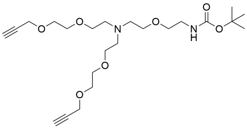 N-(Boc-PEG1)-N-bis(PEG2-propargyl)