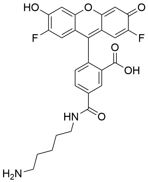 Difluorocarboxyfluorescein Cadaverine, 5-isomer