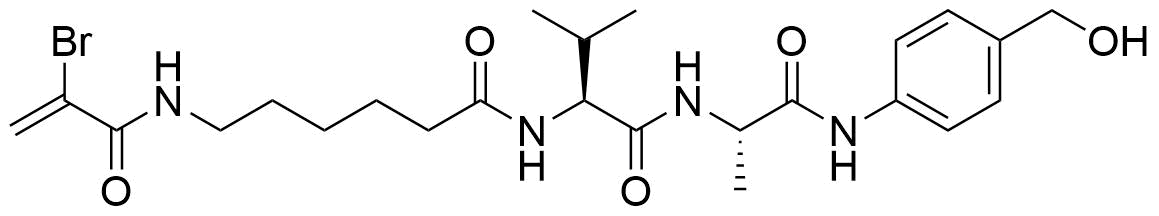 2-bromoacrylic-NH-hexyl-Val-Ala-PAB