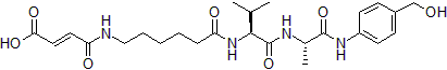 Acid but-2-enecarbonyl-Val-Ala-PAB