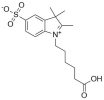 1-(5-carboxypentyl)-2,3,3-trimethylindol-1-ium-5-sulfonate