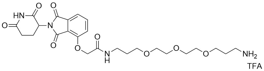 Thalidomide-O-amido-propoxy-PEG2-C3-amine TFA salt