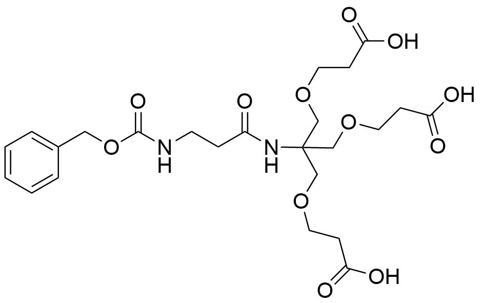 Cbz-NH-propionylamino-tris tri-acid