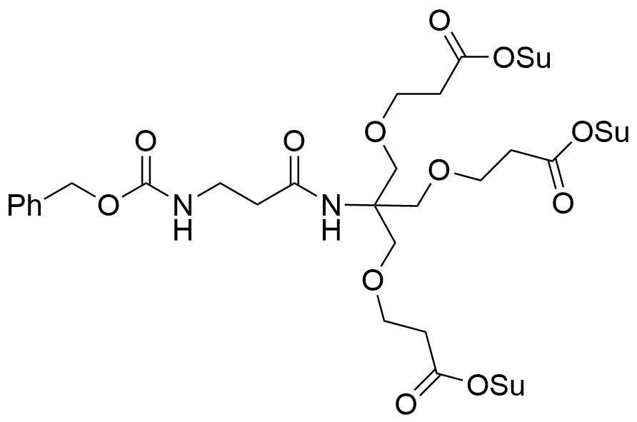 Cbz-NH-propionylamino-tris tri-NHS ester