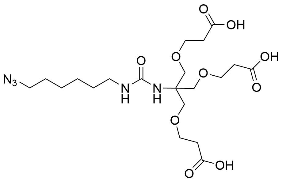 Azidohexanyl-amino-carbonyl-amino-tris tri-acid