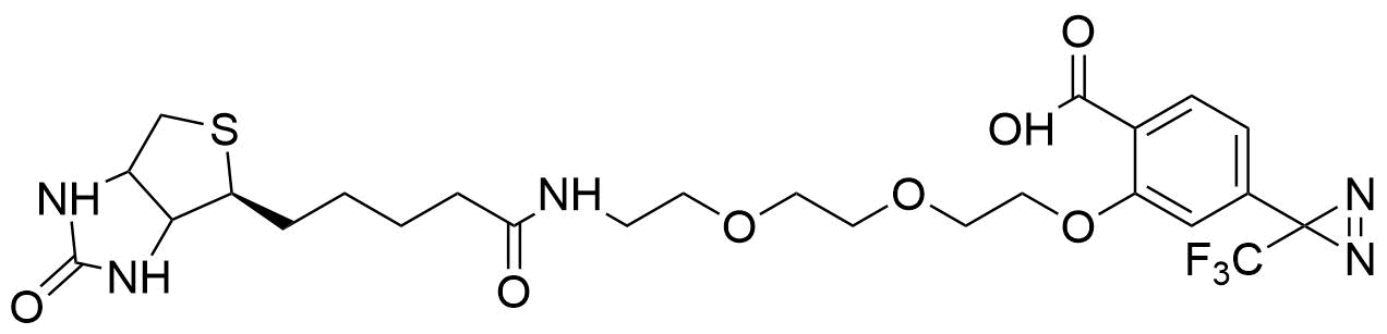 Biotin-PEG3-trifluoromethyl-diazirinyl-benzoic acid