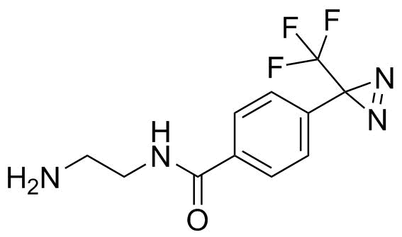 N-(2-Aminoethyl)-4-[3-(trifluoromethyl)-3H-diazin-3-yl]benzamide