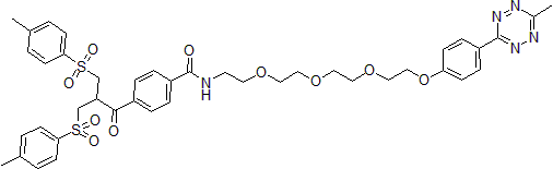 Bis-sulfone-PEG4-methyl-tetrazine