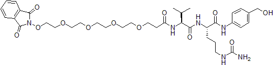 Phthalimidyoxyl-PEG4-Val-Cit-PAB-OH