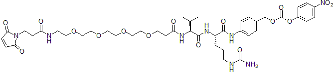 Mal-amido-PEG4-Val-Cit-PAB-PNP