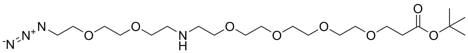 N-(Azido-PEG2)-N-PEG4-t-butyl ester