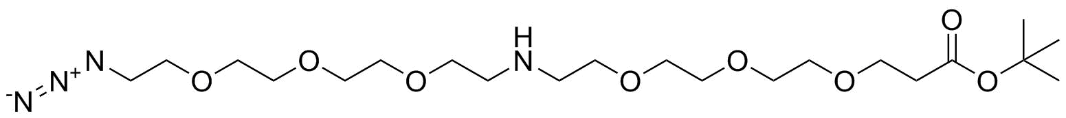 N-(Azido-PEG3)-NH-PEG3-t-butyl ester