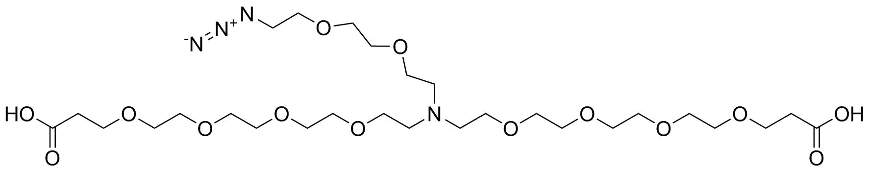 N-(Azido-PEG2)-N-bis(PEG4-Acid)