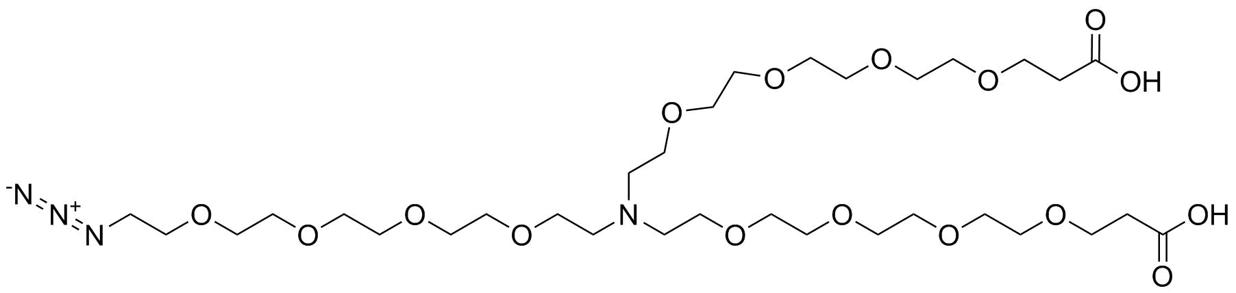 N-(Azido-PEG4)-N-bis(PEG4-acid)