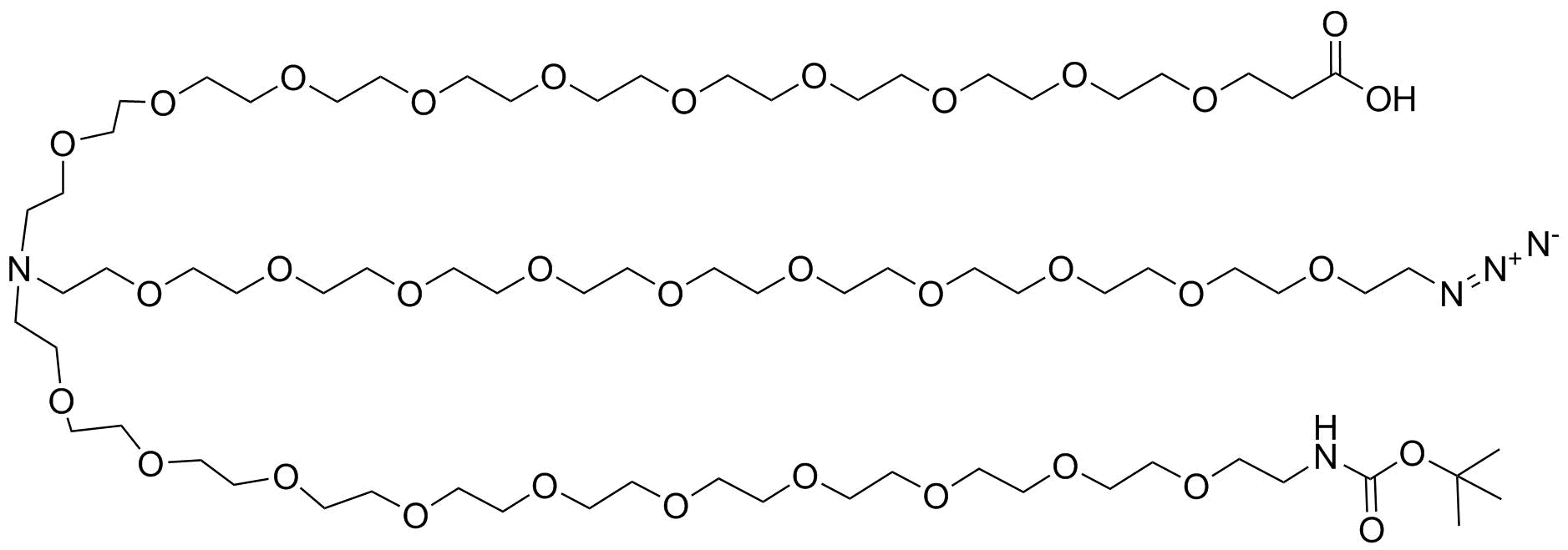 N-(Azido-PEG10)-N-(PEG10-NH-Boc)-PEG10-acid