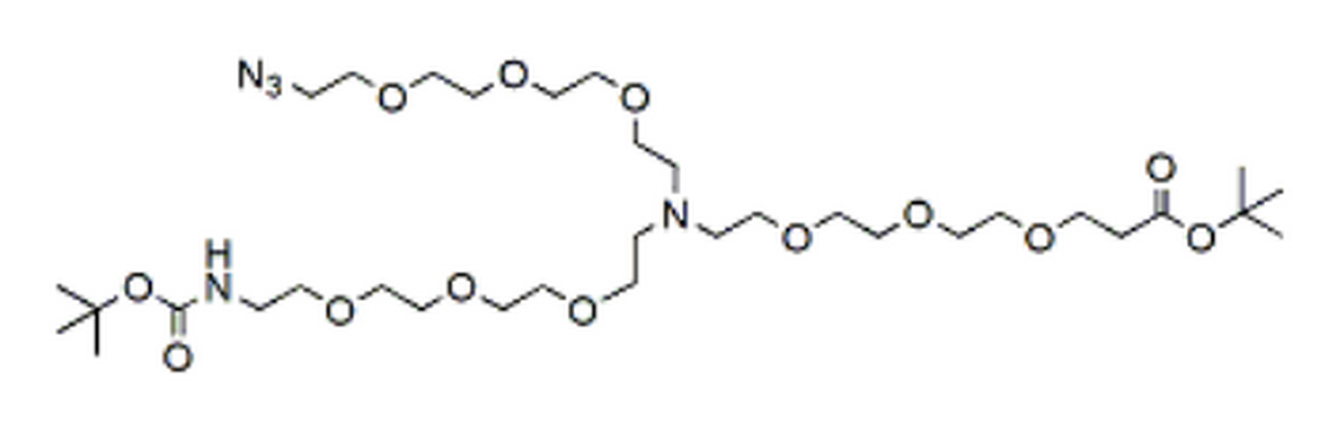 N-(Azido-PEG3)-N-(PEG3-NH-Boc)-PEG3-t-butyl ester