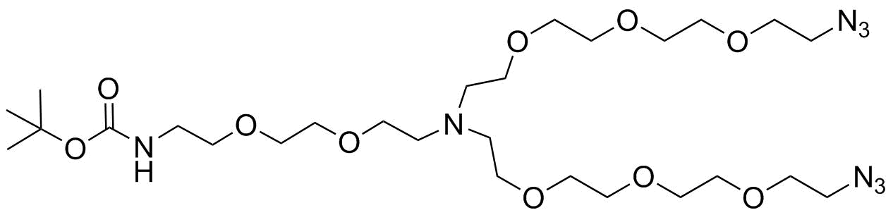 N-(Azido-PEG3)-N-(BocNH-PEG2)