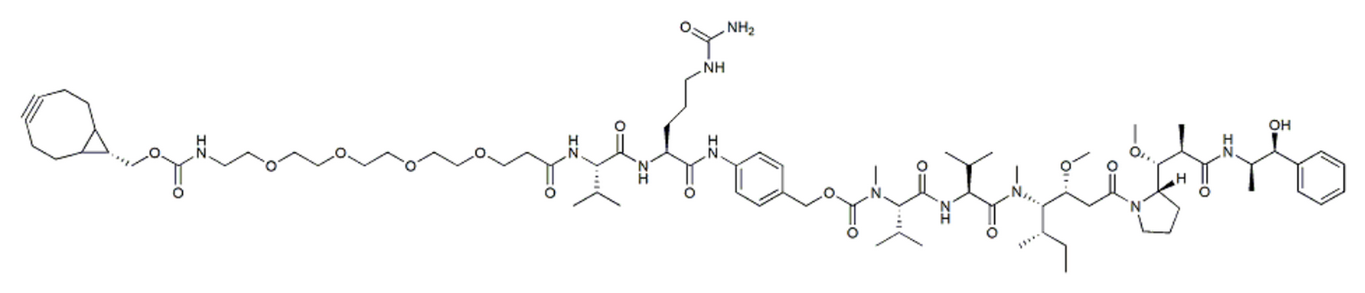 endo-BCN-PEG4-Val-Cit-PAB-MMAE