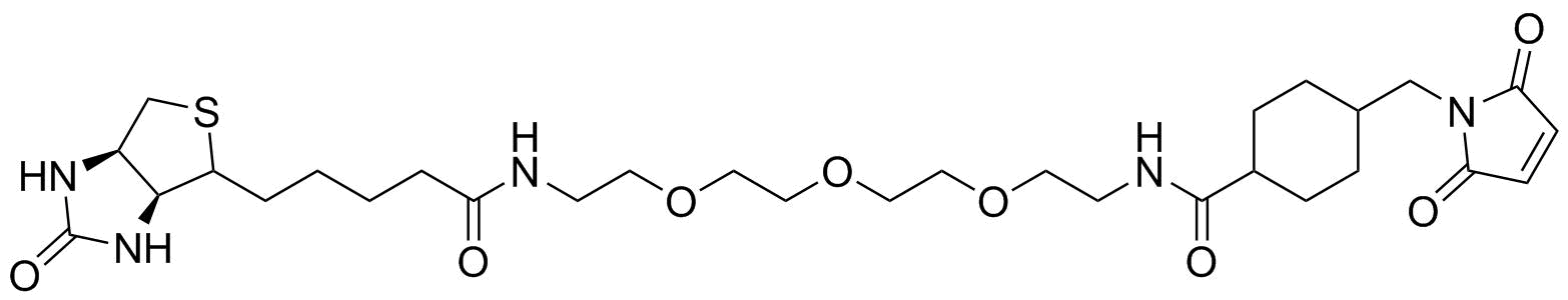Mal-Cyclohexyl-PEG3-Biotin