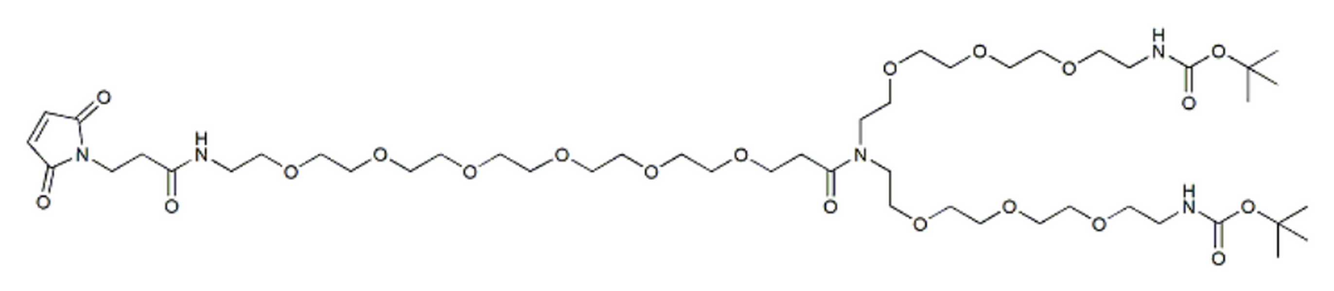 N-(Mal-PEG6)-N-bis(PEG3-Boc)