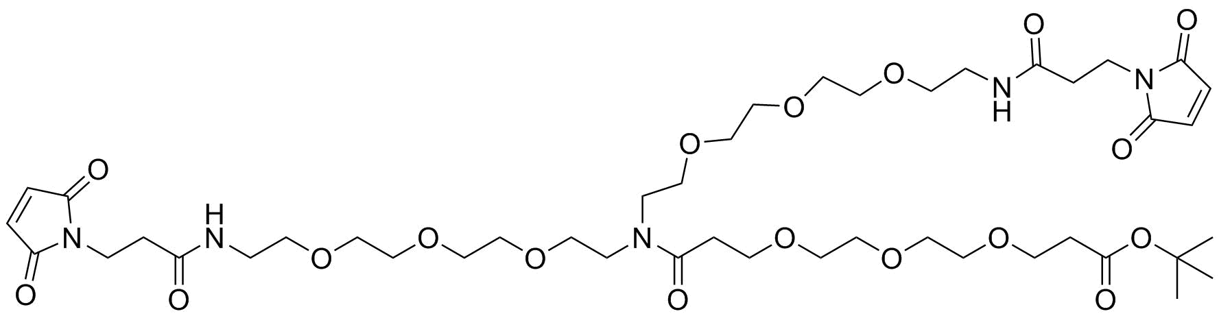 N-(t-butyl ester-PEG3)-N-bis(PEG3-Mal)