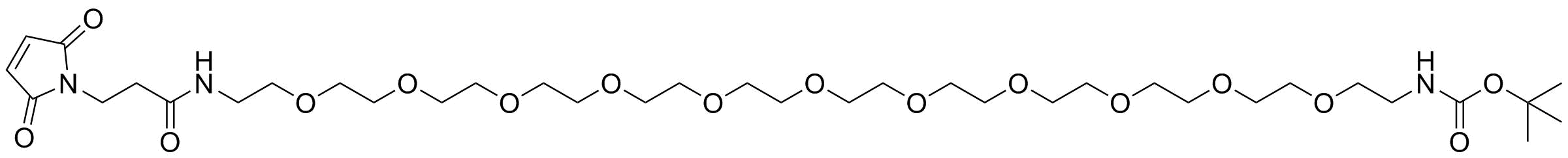 Mal-amido-PEG11-NH-Boc