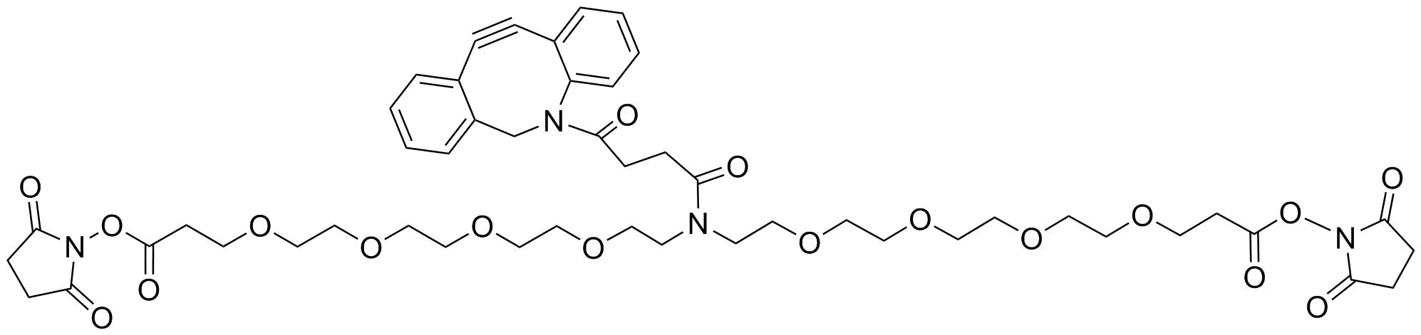DBCO-N-bis(PEG4-NHS ester)