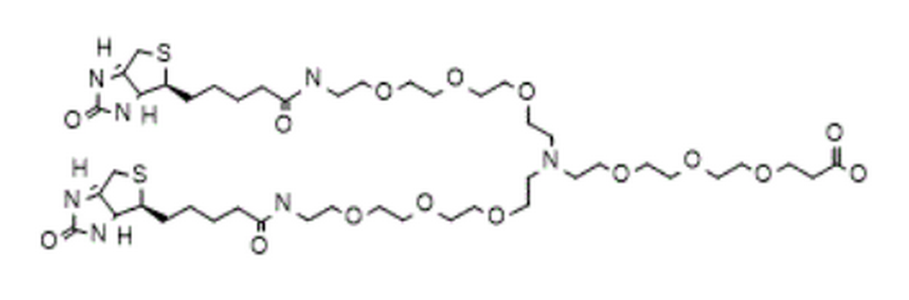 N-(acid-PEG3)-N-bis(PEG3-biotin)