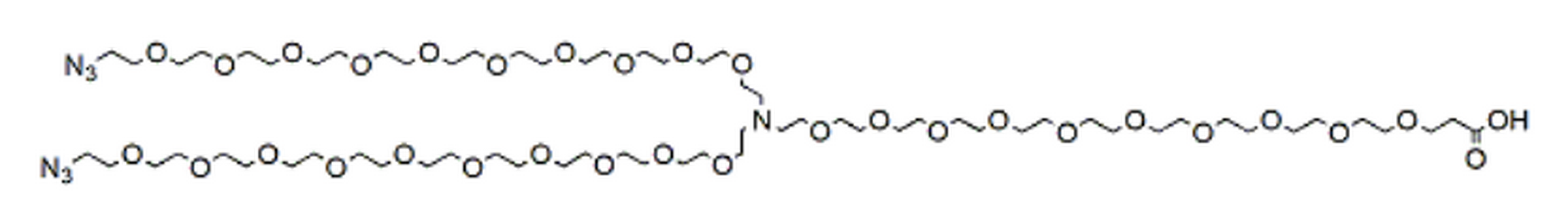 N-(acid-PEG10)-N-bis(PEG10-azide)