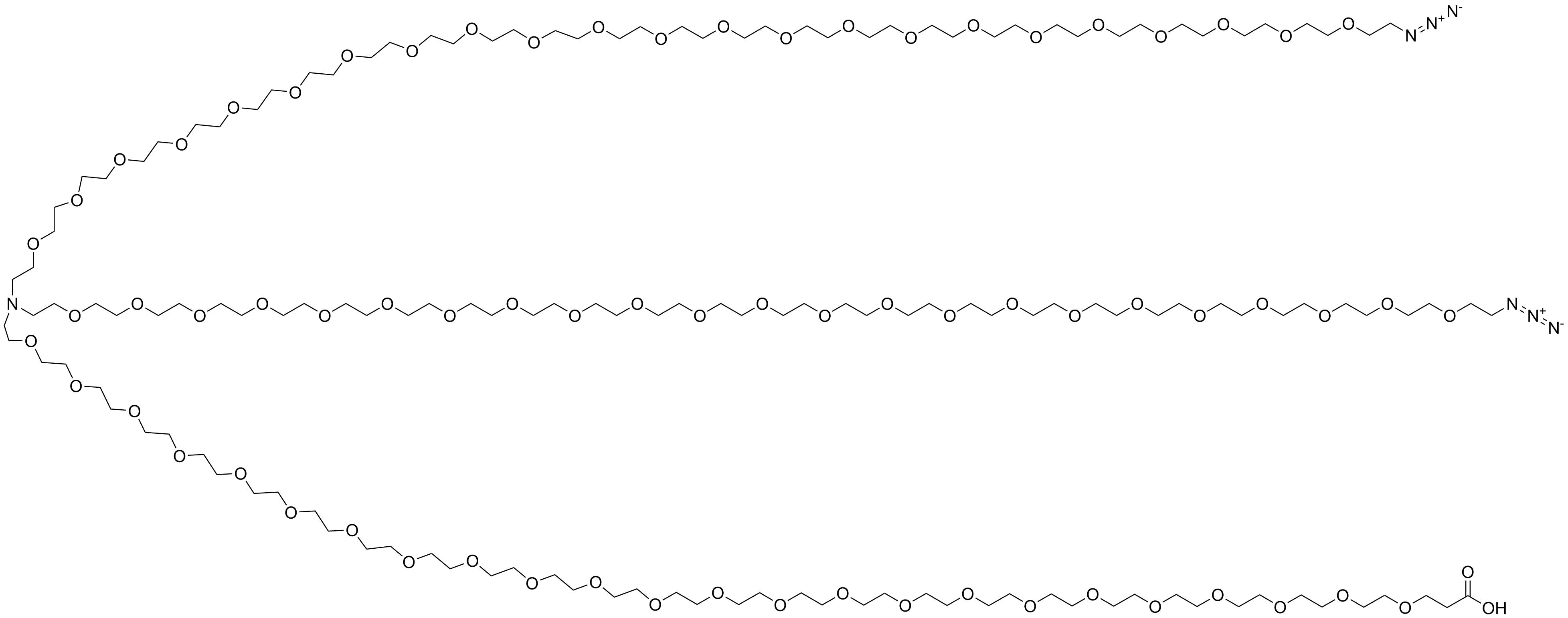 N-bis(Azide-PEG23)-N-(PEG24-Acid)