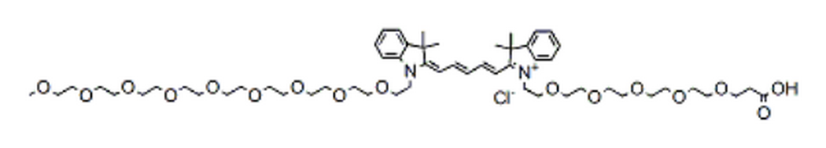 N-(m-PEG9)-N'-(PEG5-acid)-Cy5