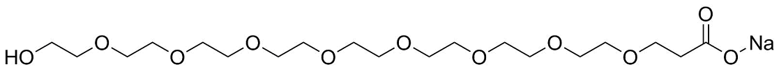 Hydroxy-PEG8-acid sodium salt