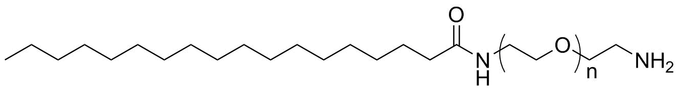 Stearic acid-PEG-amine, MW 2K