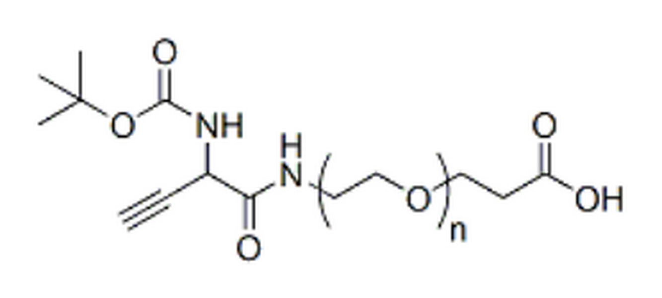 Boc-Amine Alkyne-PEG-acid, MW 1K