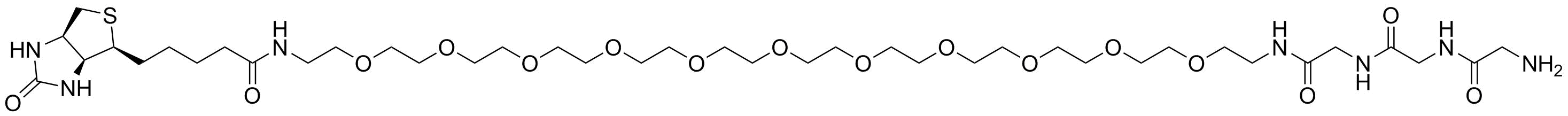 Biotin-PEG11-Gly-Gly-Gly-amine
