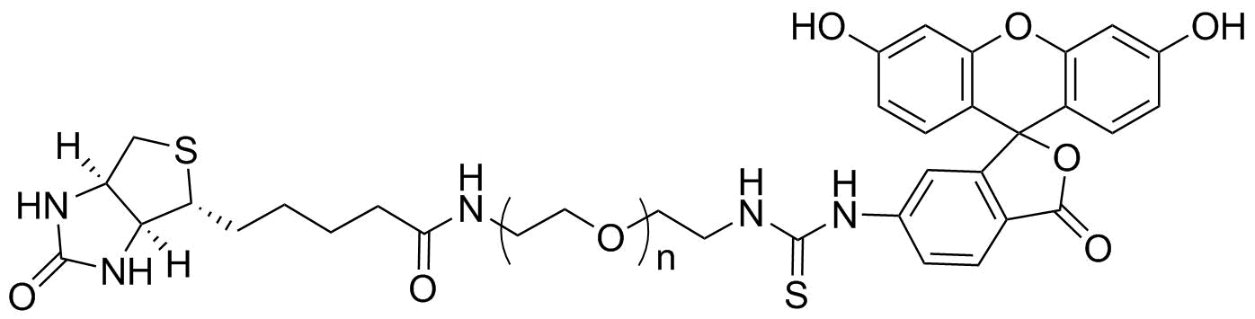 Fluorescein-PEG-Biotin, MW 1K