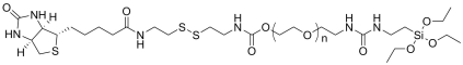 Biotin-S-S-PEG-silane, MW 2K