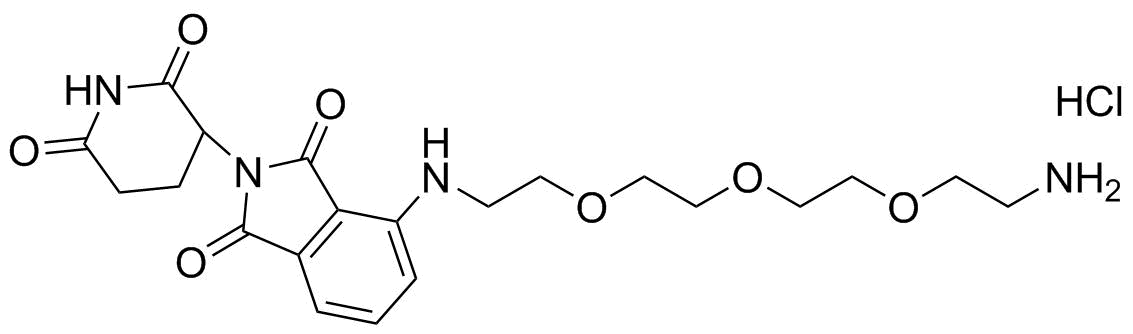 Pomalidomide-PEG3-Amine HCl salt