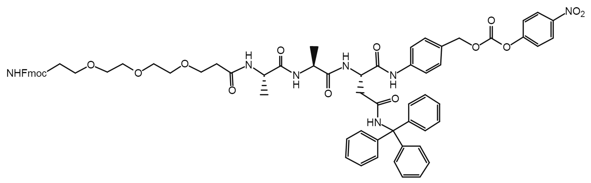 Fmoc-PEG3-Ala-Ala-Asn(Trt)-PAB-PNP